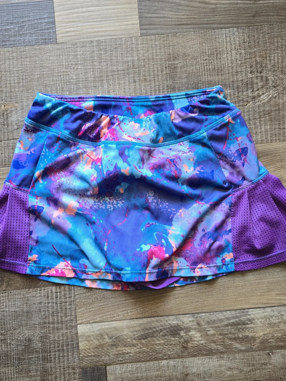 Champion Multicolor Purple Splash Athletic Skirt